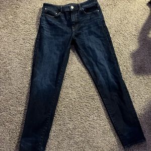 Express dark blue jeans